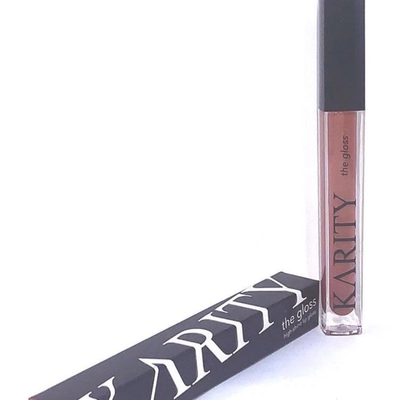 BNIB KARITY THE GLOSS HIGH SHINE LIQUID LIPSTICK *GEORGIE* CARAMEL SHIMMER DXD - Picture 3 of 5